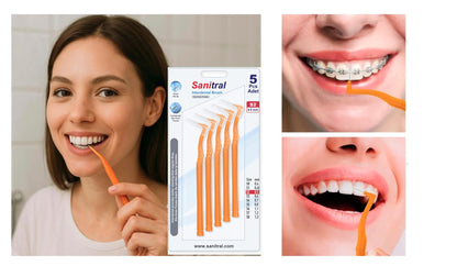 Angle Interdental Brush — Orange 0.5mm