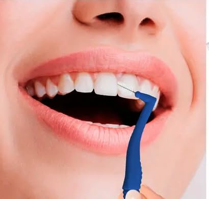 Angle Interdental Brush — Blue 0.6mm