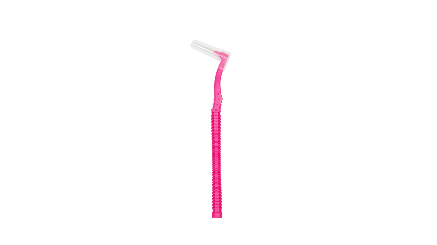 Sanitral ‘Angle’ Pink Interdental Brush + 0.4mm