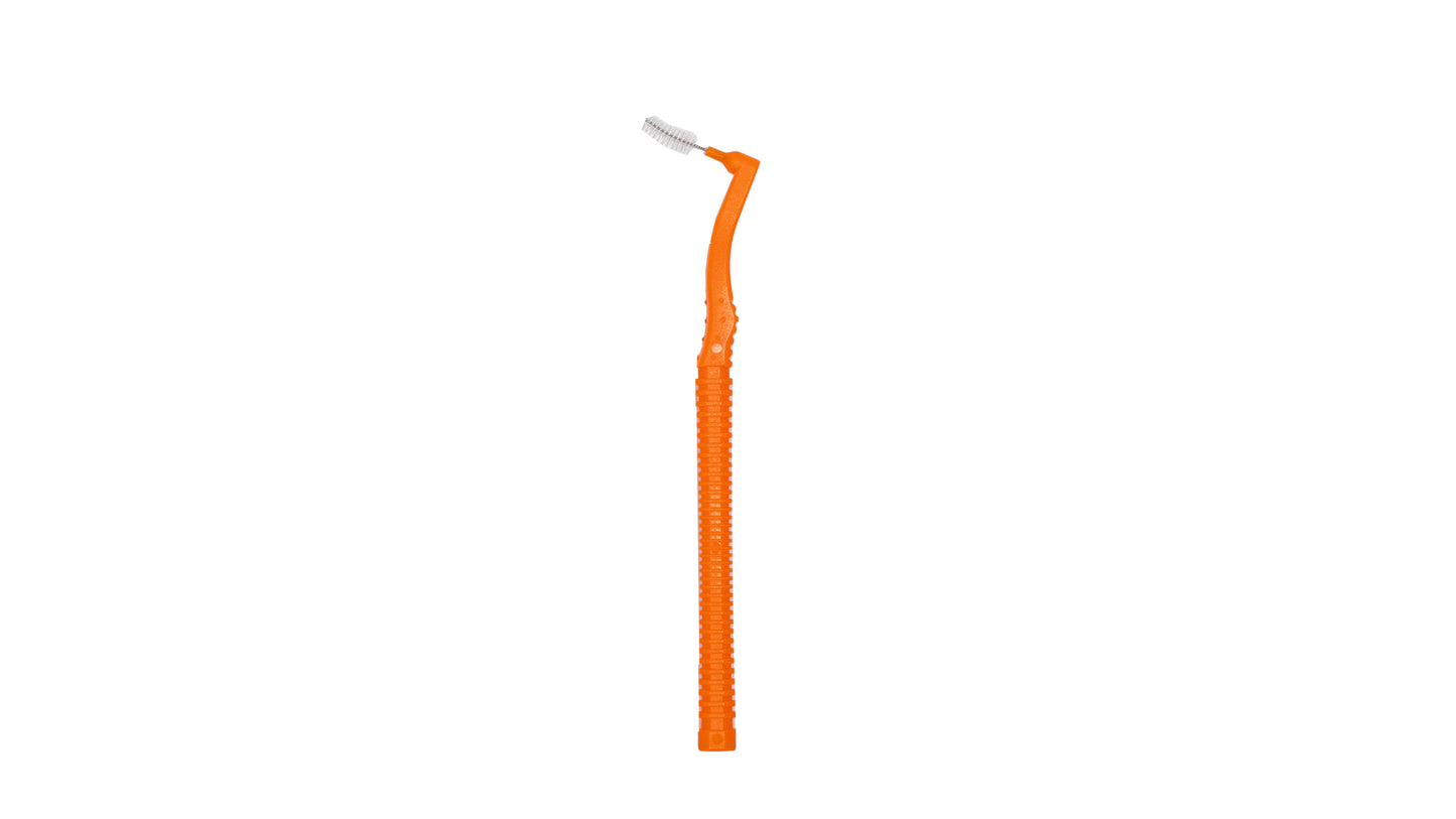 Sanitral ‘Angle’ Orange  Interdental Brush + 1.2mm