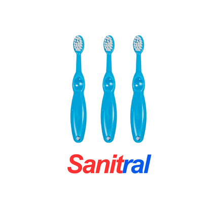 Baby Toothbrush For Ages 0-2 Blue