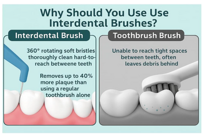 Sanitral ‘Angle’ Blue Interdental Brush + 0.6mm