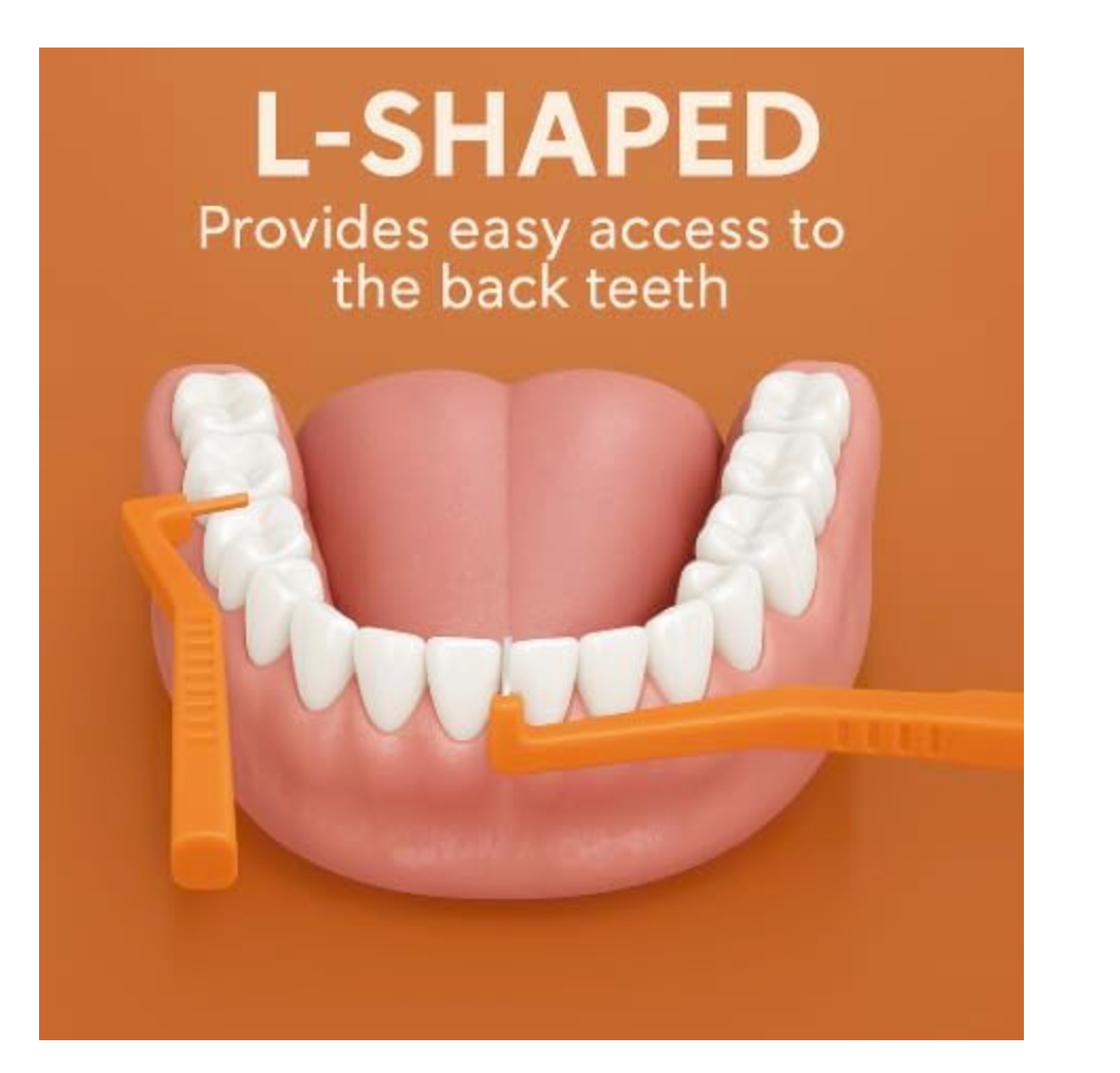 Sanitral ‘Angle’ Orange Interdental Brush +0.5mm