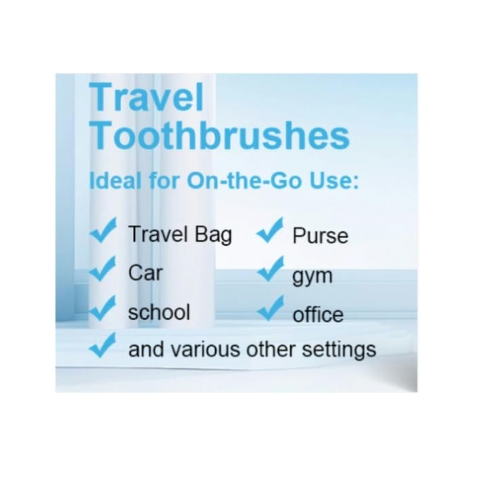 Travel Toothbrush Set 6